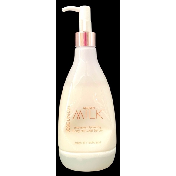 Josie Maran Argan Milk Hydrating Body Renewal Serum 13.4 oz Luscious Peach Scent - Picture 1 of 4
